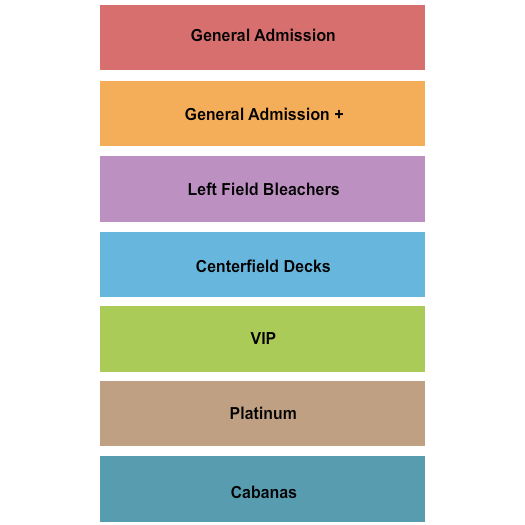 Tempe Beach Park Black Keys Seating Chart